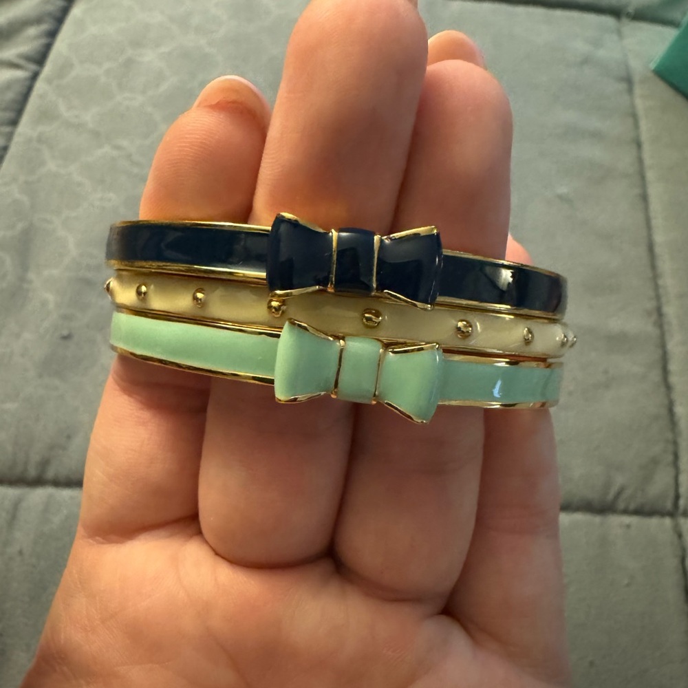 Kate Spade Enamel Bracelet Stack - image 1